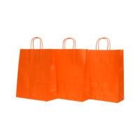 SET 10 BUCATI SACOȘĂ KA 25*11*31 CMR COLOR ORANGE P021U - imagine 5