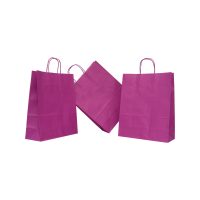 SET 10 BUCATI SACOSA KA 32*12*41 CMR COLOR FONTA PURPLE